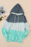 Gradient Hooded Sweatshirts for Women Long Sleeve Pullover Hoodie