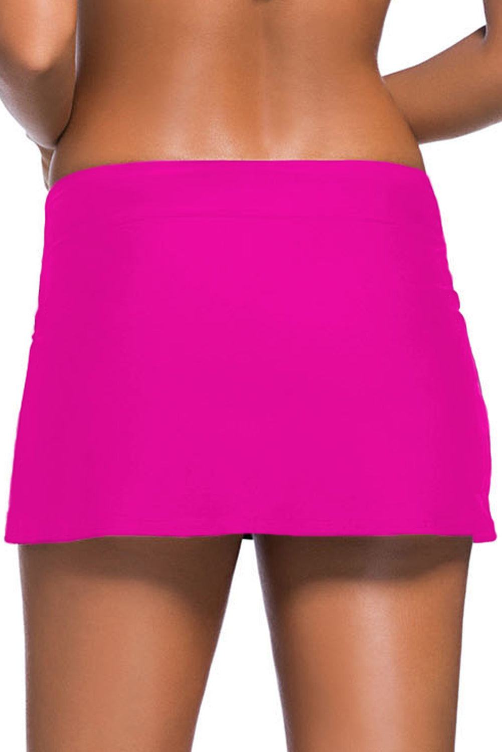 Plus Size Tummy Control Swim Skirt Bathing Suit Bottom for Women