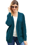 Women's Chunky Sweater Open Front Wide Long Sleeve Knit Cardigan