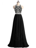 Ladies Evening Gown Prom Dress Floor Length Rhinestone Party Dress