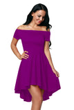 Womens Off the Shoulder Skater Dress