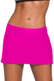 Plus Size Tummy Control Swim Skirt Bathing Suit Bottom for Women