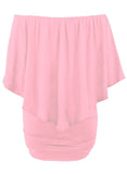 Robe Mini Poncho Noire Superposée à Plusieurs Pansements