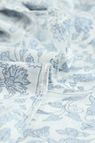 Floral Printed Long Sleeve V Neck Shirt