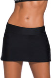 Plus Size Tummy Control Swim Skirt Bathing Suit Bottom for Women