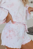 Tie Dye Knit Pajamas Set