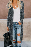 Women's Animal Print Cardigan Open Front Lightweight Long Cardigan