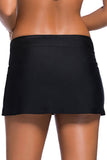 Plus Size Tummy Control Swim Skirt Bathing Suit Bottom for Women