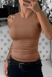 Sleeveless Tops For Women Ribbed Tank Top