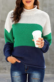 Women's Oversized Chunky Batwing Long Sleeve Turtleneck Sweater