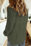 Textured Solid Color Basic Shirt for Women