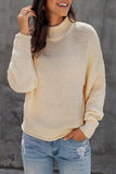 Women's Oversized Chunky Batwing Long Sleeve Turtleneck Sweater