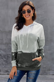Gradient Hooded Sweatshirts for Women Long Sleeve Pullover Hoodie
