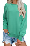 Women's Casual Crew Neck Christmas Pullover Cotton Blend Sweatshirt