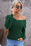 Women's Crew Neck Backless Knitted Pullover Cross Back Sweater