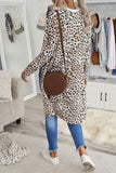 Women's Animal Print Cardigan Open Front Lightweight Long Cardigan