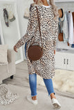 Women's Animal Print Cardigan Open Front Lightweight Long Cardigan