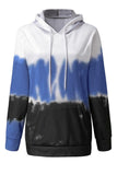 Gradient Hooded Sweatshirts for Women Long Sleeve Pullover Hoodie