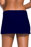 Plus Size Tummy Control Swim Skirt Bathing Suit Bottom for Women