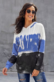 Gradient Hooded Sweatshirts for Women Long Sleeve Pullover Hoodie