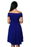 Womens Off the Shoulder Skater Dress