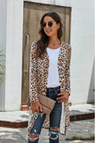 Women's Animal Print Cardigan Open Front Lightweight Long Cardigan