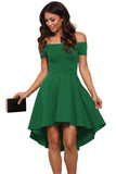 Womens Off the Shoulder Skater Dress