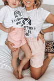 Everything Will Be OK Matching Family Shirt White T Shirt