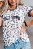 Trim Leopard Tee