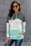 Gradient Hooded Sweatshirts for Women Long Sleeve Pullover Hoodie