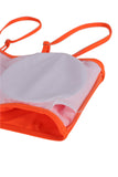 Sexy Bandeau Two Piece High Waisted Bikini Thong Bathing Suits Swimsuits