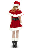 Sexy Wraped Belted Mrs Santa Claus Costume Women