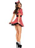 Womens Short Sleeve Cute Mouse Costume