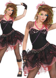 Sexy 80S Diva Fancy Dress Halloween Costume