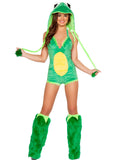 Green Frog Adult Halloween Costume