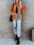 Oversized Button Down Solid Shirts For Women