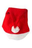Red Cute Womens Christmas Accessory Warm Coral Velvet Santa Hat