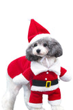 Holiday Walking Santa Pet Dog Costume