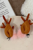 Reindeer Hair Pins Xmas Headpiece