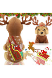Reindeer Cosplay Christmas Elk Costume For Dog Puppy