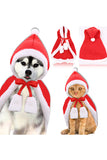 Pet Christmas Cloak Cosplay Costume For Puppy Kitten