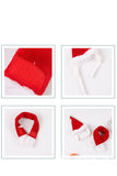 Cat Christmas Hat =With Scarf Pet Costume