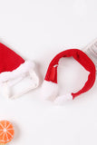 Cat Christmas Hat =With Scarf Pet Costume
