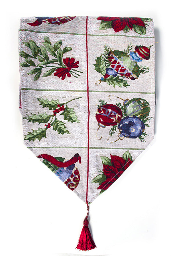 Xmas Table Runners Embroidered Christmas Decoration Home Tablecover