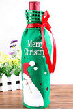 Santa Claus Christmas Wine Bottle Bags