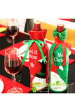 Sacs de bouteille de cordon de bonhomme de neige pour le décor de Noël