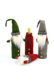 Santa Gnome Christmas Wine Bottle Cover