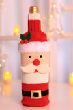 Santa Claus Wine Bottle Sweater For Christmas Decorations