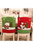 Couverture de chaise de Noël du père Noël pour la fête à la maison