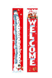 Snowman Welcome Christmas Banners For Outdoor Decoration